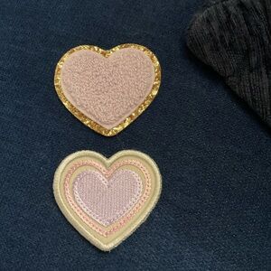 Stoney Clover Lane bundle of 2 heart patches